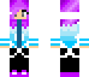 blue dip dye sport girl