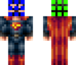 superman rubik's cube head