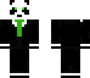 panda in suit