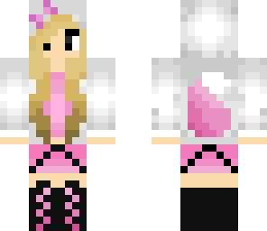 pink wolf girl