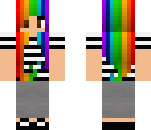 rainbow girl