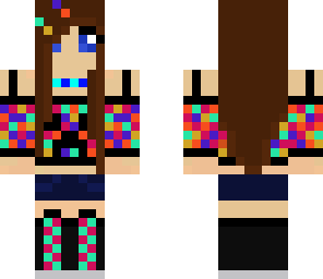 edited new year girl