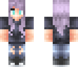purple hair