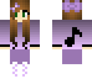 purple music girl