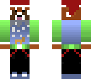 red panda edited christmas skin