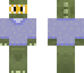 dino with sweater