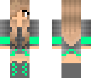 10 likes for a cute girl skin