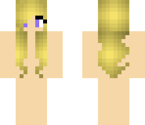 blonde hair girl skin base