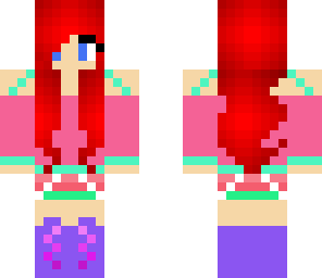 pink and green girl