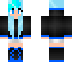 blue dj girl