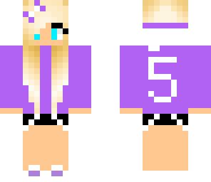 purple sports girl