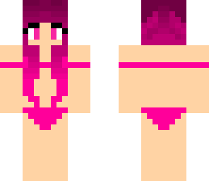 cute dino girl in bikkini