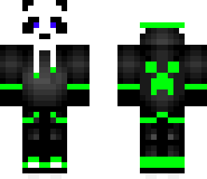 cool green panda