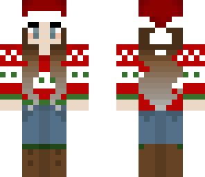 christmas sweater and hat