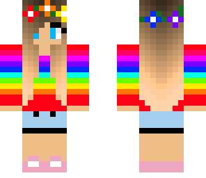 rainbow girl