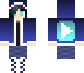 blue youtube girl