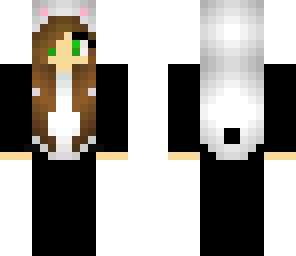 green eyed panda girl