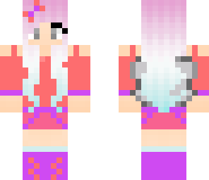 pink and purple girl