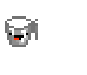 bucket of milk