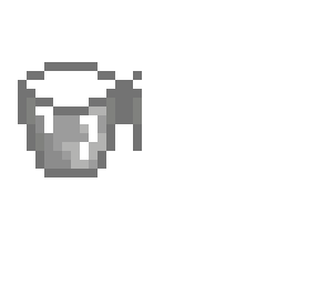 bucket of milk