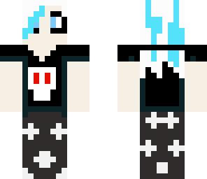 punk skull girl of snow