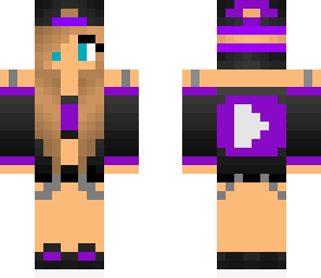 purple youtube girl