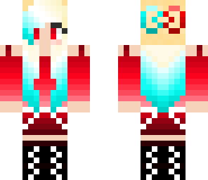 red and blue