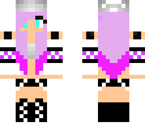 cute purple girl