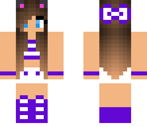 bow girl - purple version