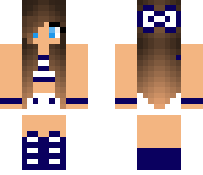 blue bow girl