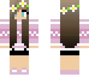 pink winter girl