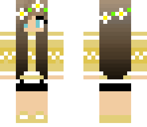 yellow winter girl