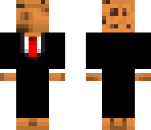cookie in a suit