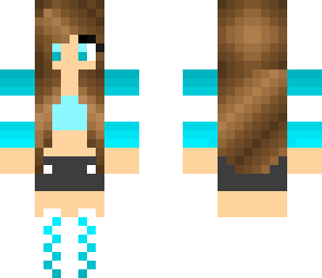 cool blue girl