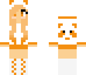 orange panda girl