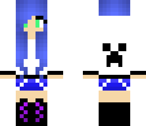 creeper hoodie girl 2 edited