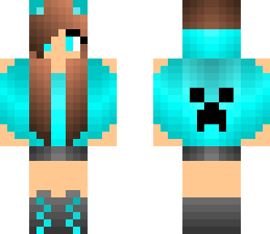 blue creeper girl