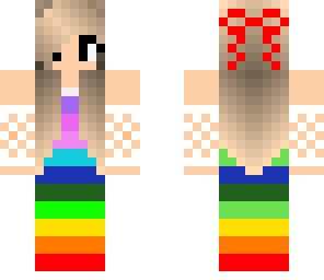 rainbow prom dress