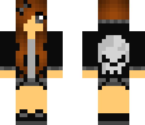 black skull girl