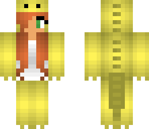 yellow dino girl