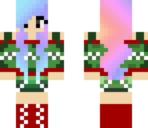 emo christmas girl