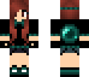 ender girl brown hair