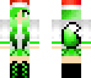 christmass green fox
