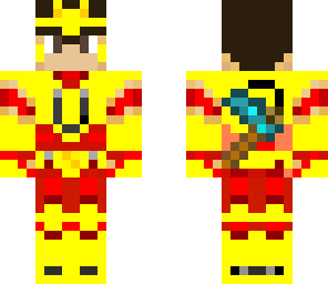 gold seiya con azada