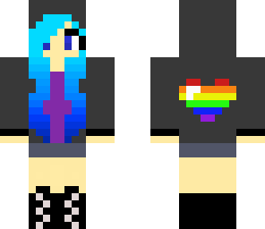 blue hair girl