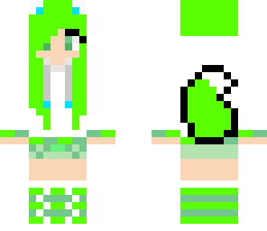 green wolf girl