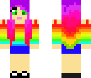 rainbow girl