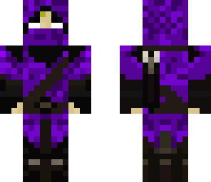 herobrine hunter girl in purple