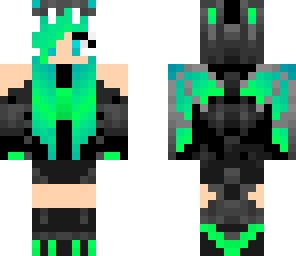 green enderdragon girl