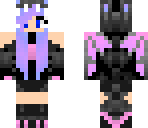 purple enderdragon girl